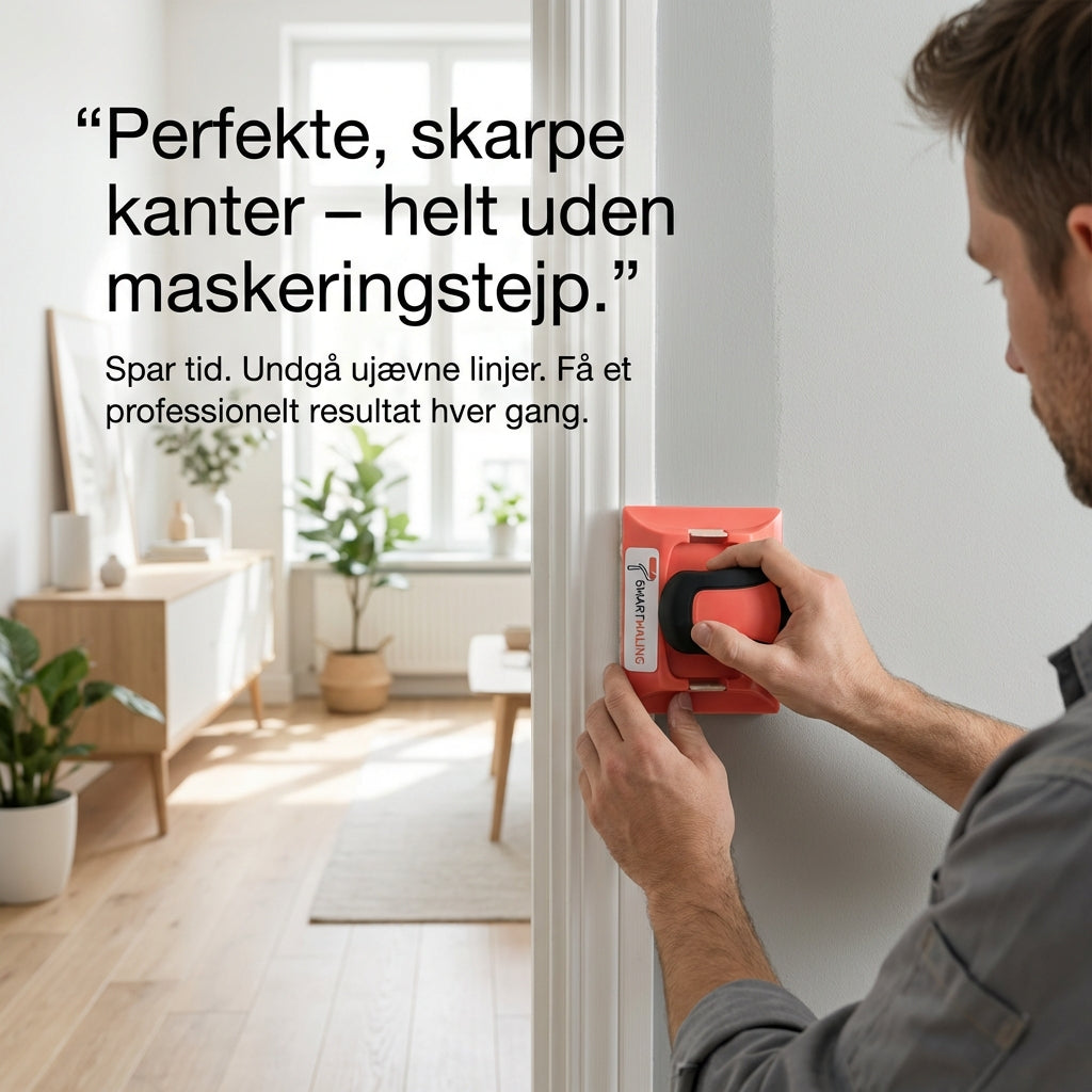 SMARTMALING Præcisionsroller – Perfekte kanter uden tape